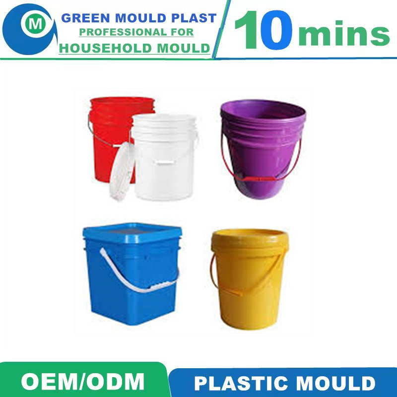 5L 10L 20L Multi Size Hot Selling Plastic Injection Paint Bucket Mould