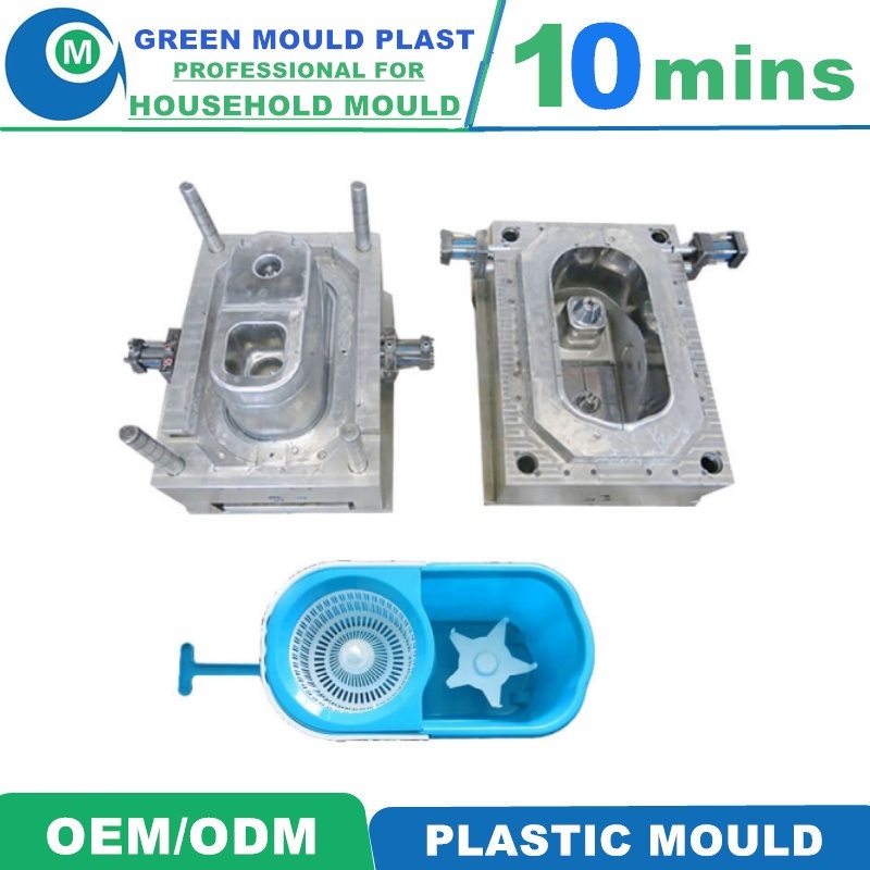 Hot Sale High Quality Factory Price Plastic Mop Bucket Injection Mould Manufacturer