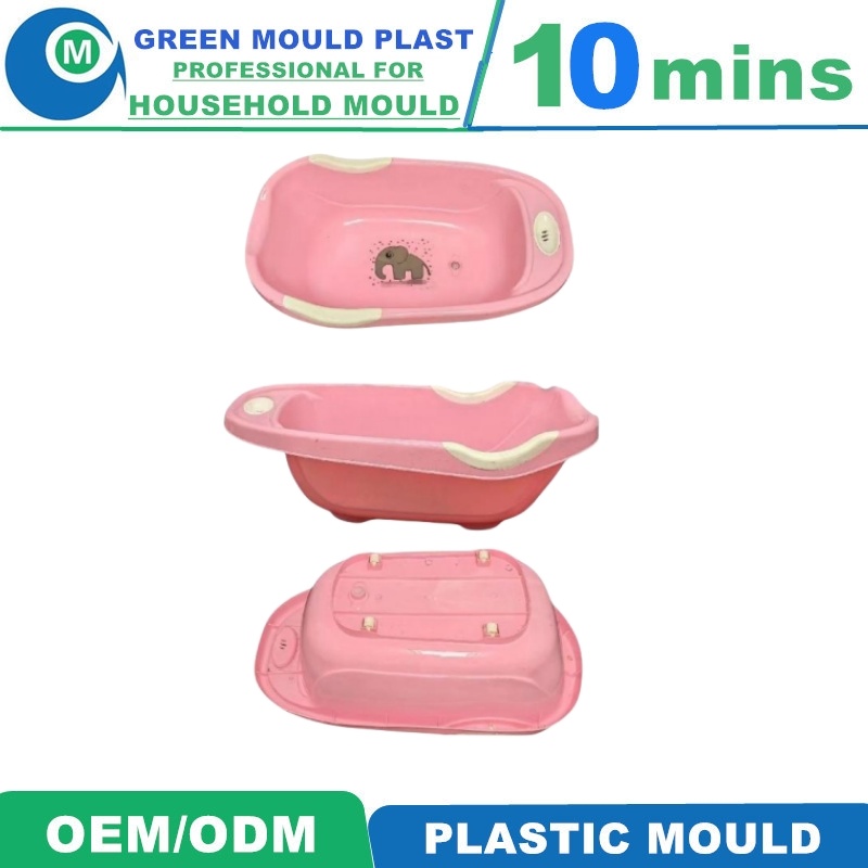 Plastic Baby Bath Water Bucket Chair Potty Basket Rack Baby Bathroom Mould for Selling