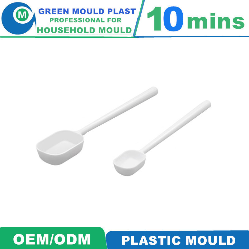 Custom Plastic Injection Mould for Thin Wall Rectangular Food Container Plastic Thin Wall Disposable Plastic Spoon Mould