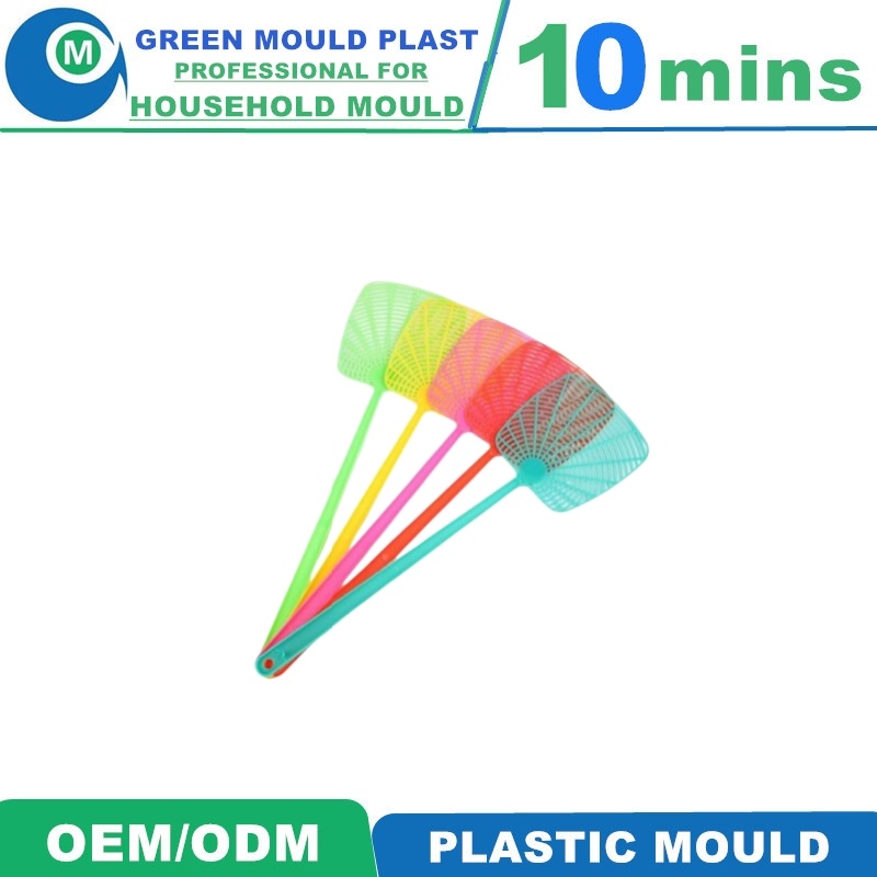 Plastic Fly Swatters Injection Plastic Mould Long Handle Manual Fly Swat Set