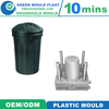 High Quality Mould Factory Injection Plastic Waste Paper Basket Rubbish Bin Dustbin Mold