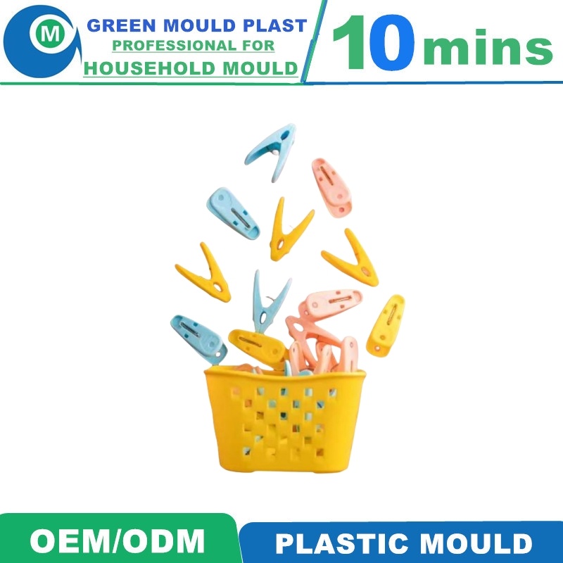 Factory Customized High Quality Plastic Cloth Clip Mould