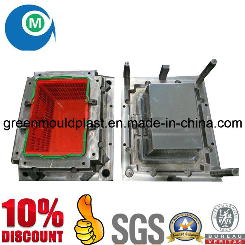 Daily Used Automatic Injection Supermarket Plastic Shopping Basket Mould