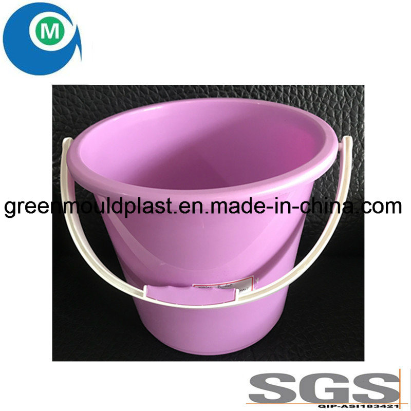 OEM Dia310*275mm Plastic Injection Water Bucket Mould with Lid