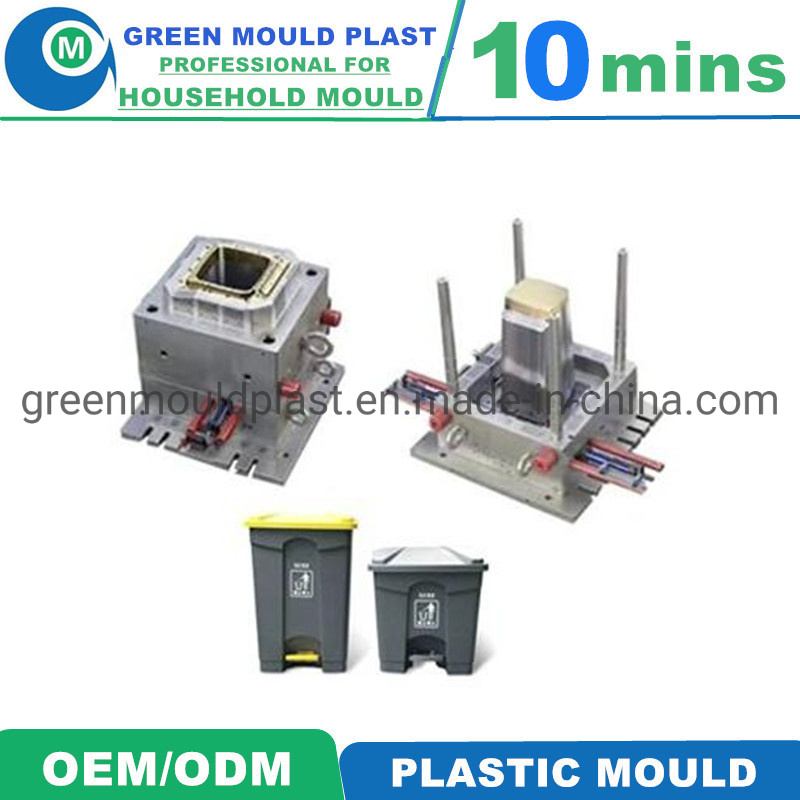 Supply China Mould Maker Factory Plastic Injection Household Dustbin Mould