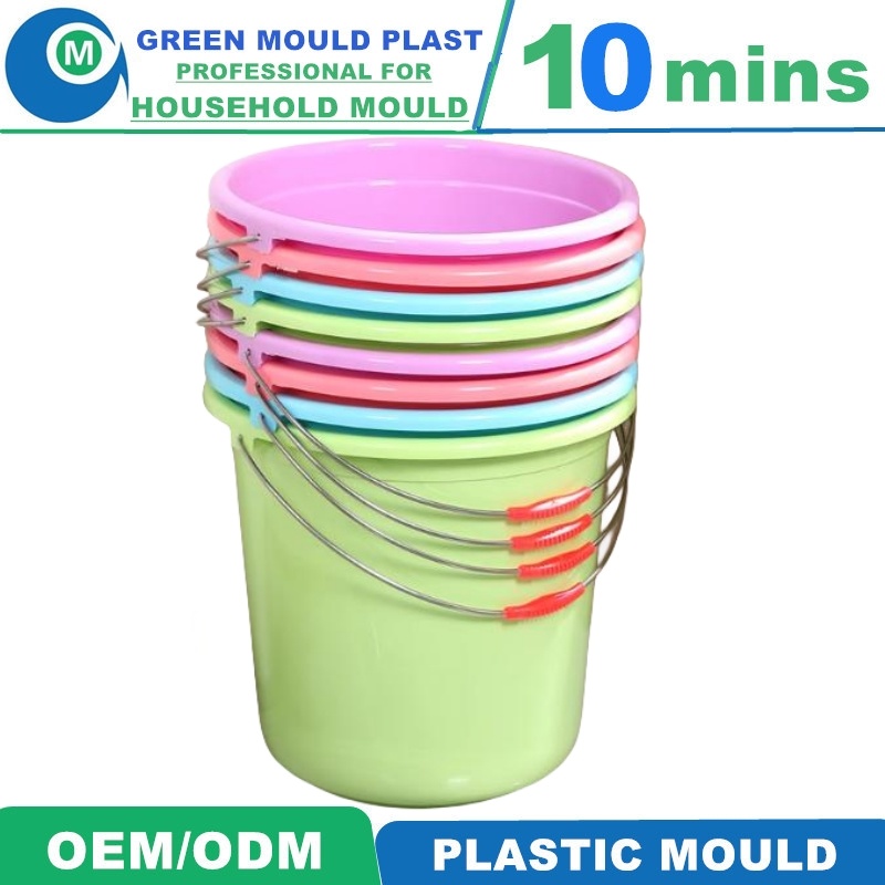 Mirror Polish High Strength PP Water Bucket Tool Shop Mould Manufacturer