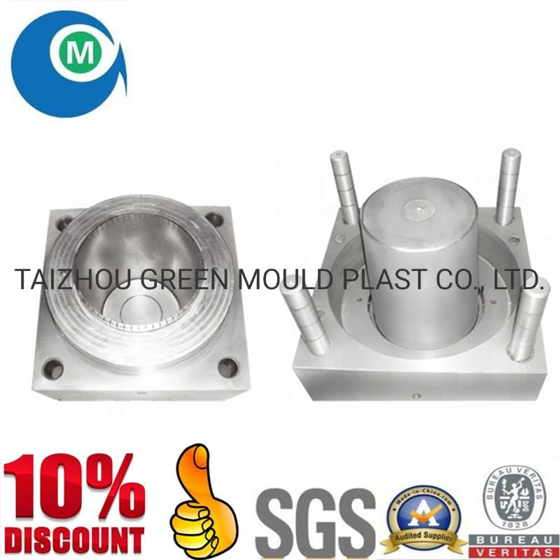 China New Design Precision CNC Plastic Bucket Injection Mould