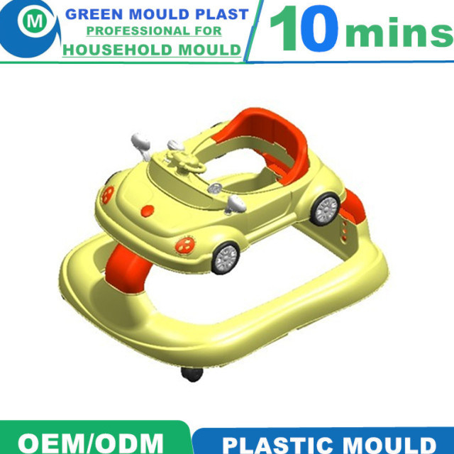 Injection Plastic Mould Baby Toy Mould Kids Plastic Sliding Toy Car Mold Baby Swing Car Mould