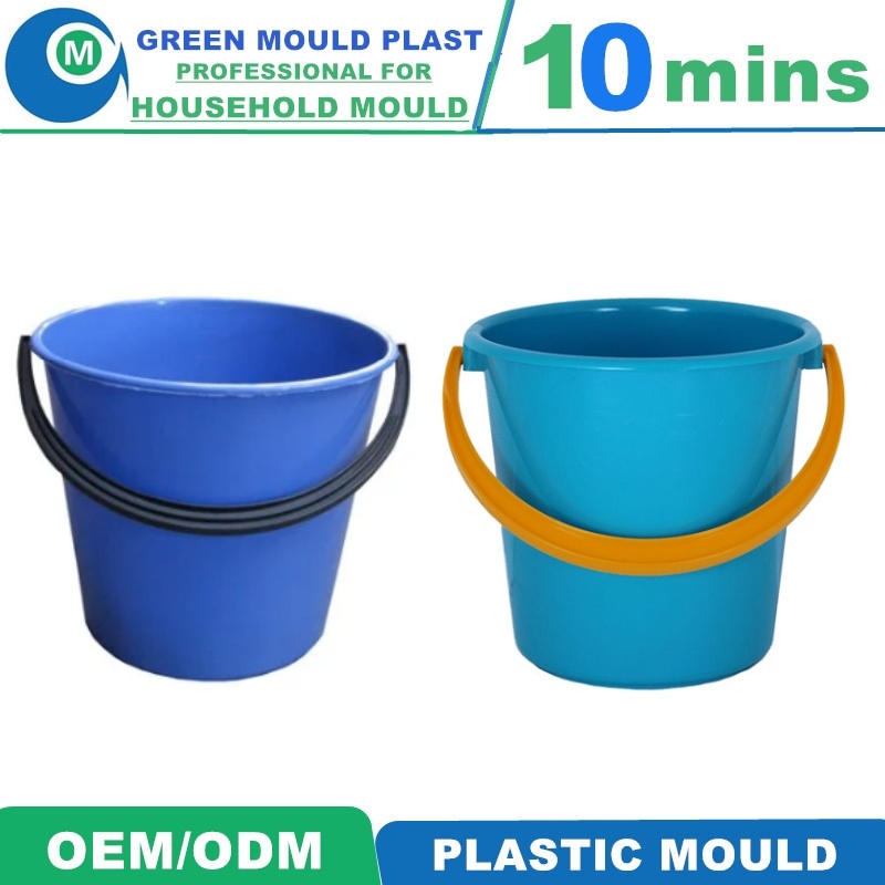 Four Cavities 15L Bucket Injecyion Plastic Mould Manufacturer