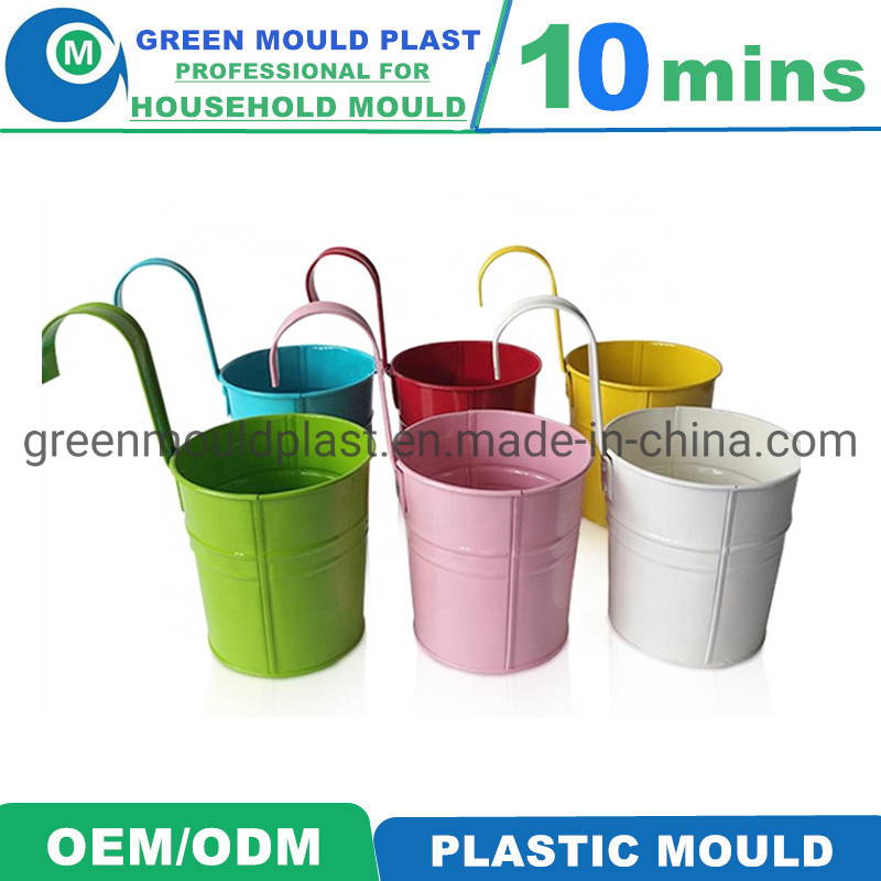 China Mould Factory Plastic Injection Rattan Flowerpot Mould Making