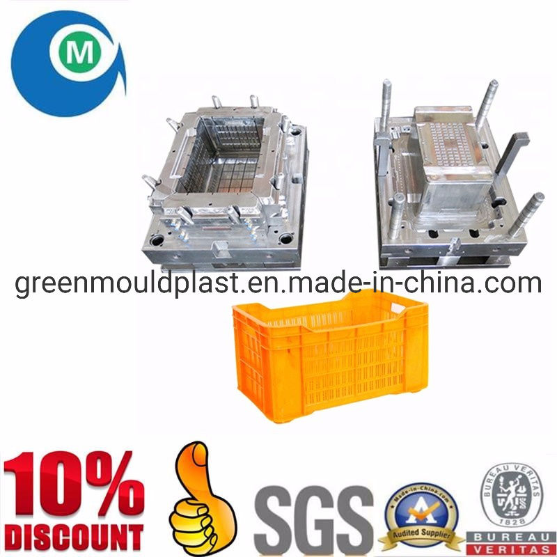100% Test Safe and Practical Plastic Fruit & Vegetable Crate Injection Mould