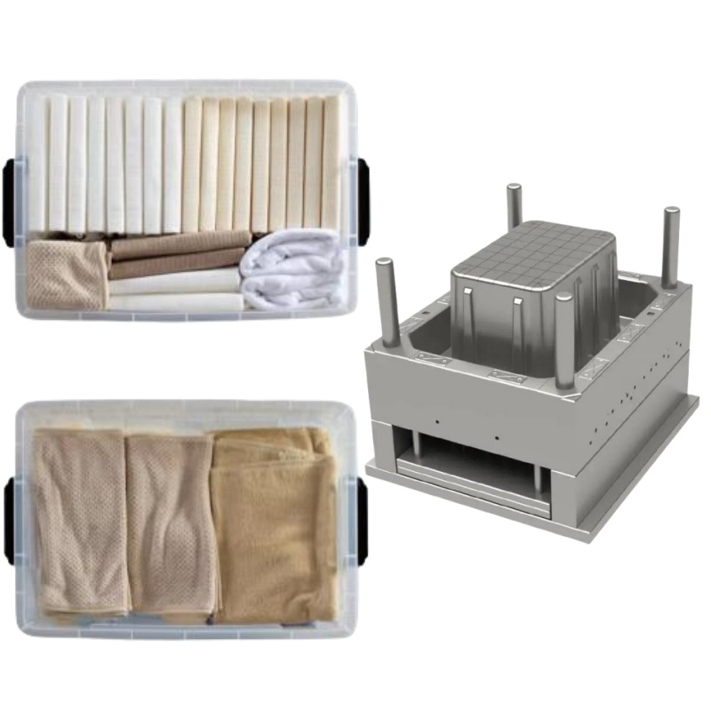 High Quality Plastic Kitchen Storage Rack Mould