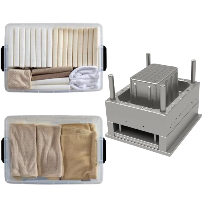 High Quality Plastic Kitchen Storage Rack Mould