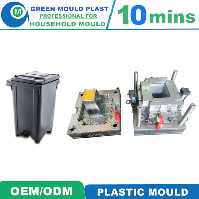 Top Quality Domestic Plastic Dustbin Molds With Multiple Styles