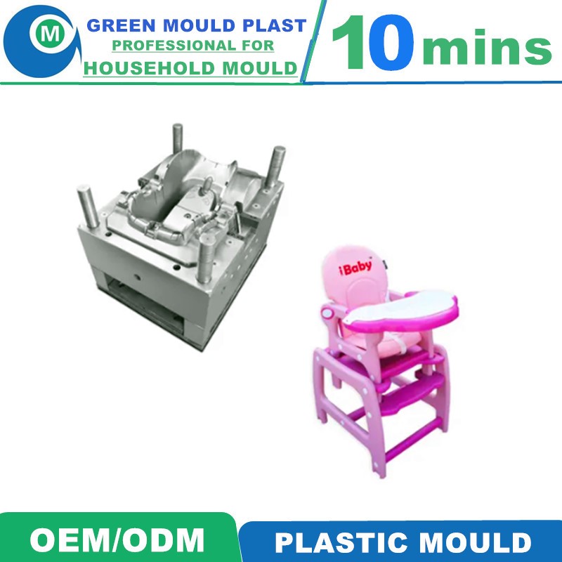 High Quality Local Plastic Baby Feeding Chair Molds With Various Designs