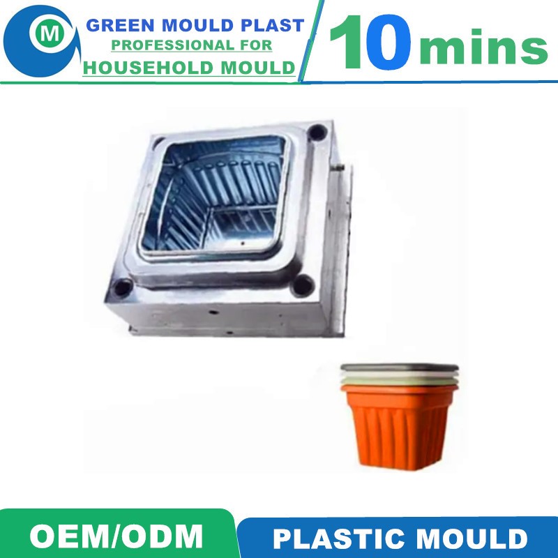High Quality Domestic Plastic Flowerpot Molds in Various Styles