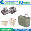 Cheap High Quality Made in China Taizhou Huangyan Dirty Clothes Basket Basket Mould Laundry Basket Injection Mold