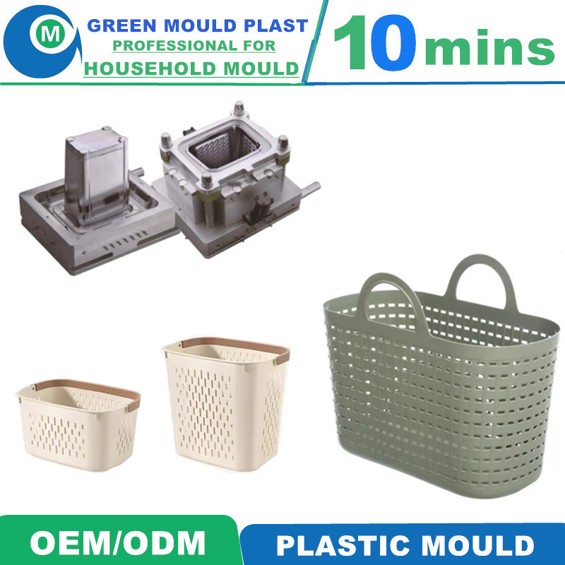 Cheap High Quality Made in China Taizhou Huangyan Dirty Clothes Basket Basket Mould Laundry Basket Injection Mold