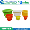 Hot Selling Custom Plastic Injection Molded Flower Pot Molds Provided by OEM/ODM
