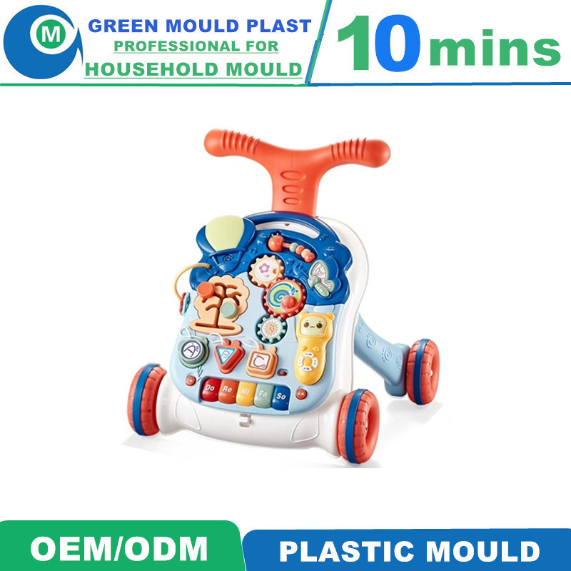 Baby Walker Plastic Injection Mold Baby Playing Slide Plastic Mould Baby Plastic Injection Toy Mould