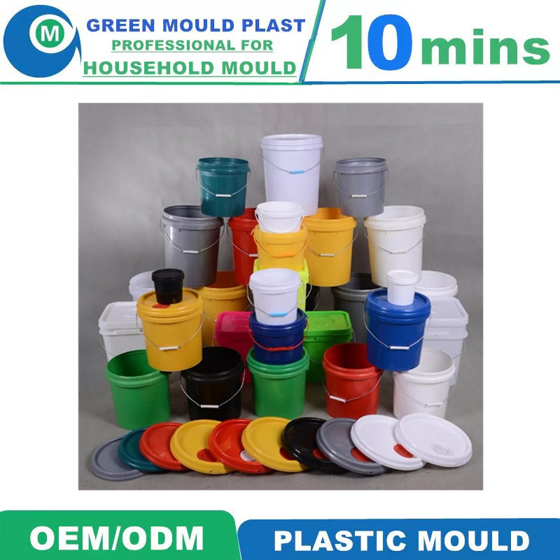 Customized Multi Size High-Quality Plastic Injection Paint Bucket Mould