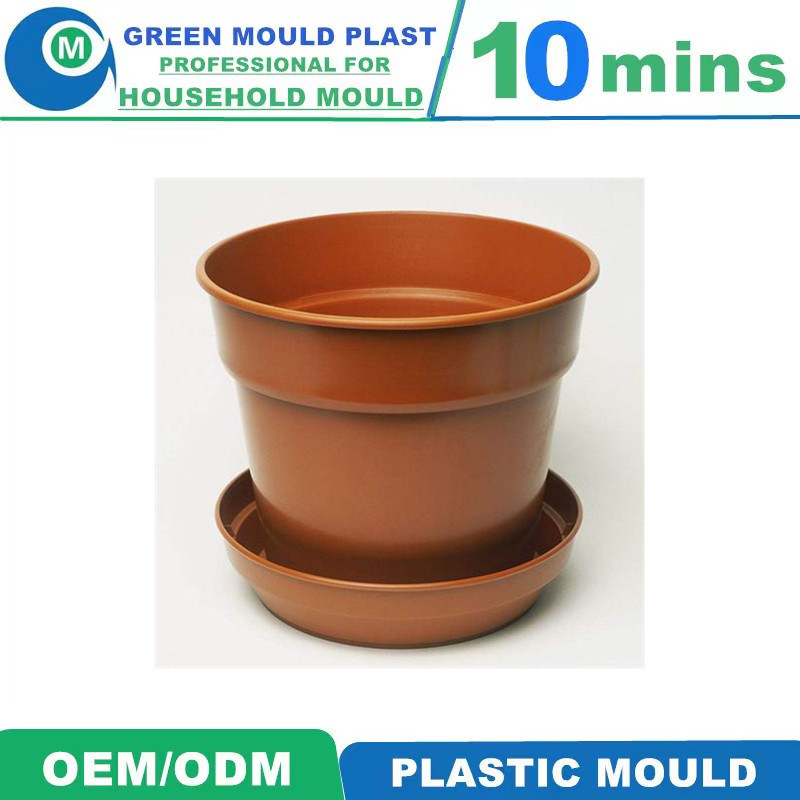 European Style Succulent Plastic Injection Moulding Flower Pot Mold