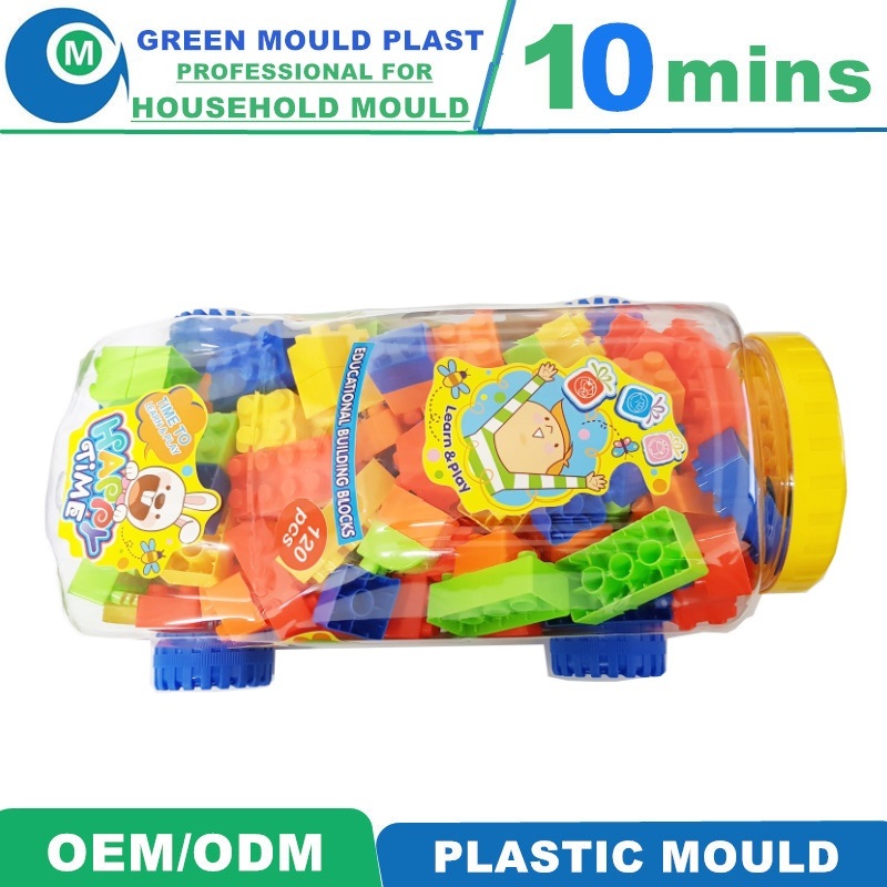 Customized Professional Hot Sale High Quality Plastic Building Block Injection Mold Manufacturer Factory