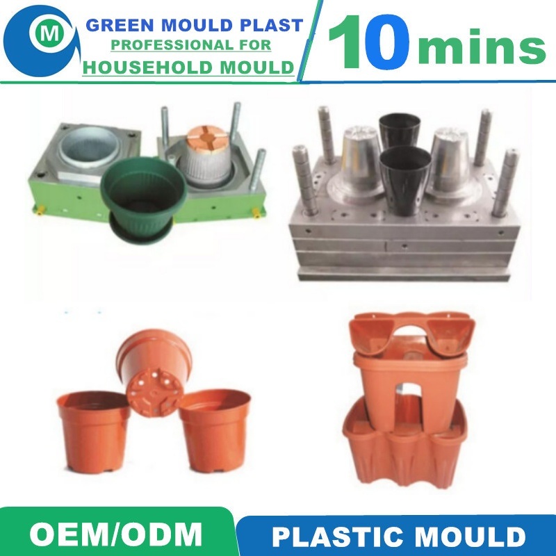 Factory Price High Quality Customized Professional Plastic Injection Flowerpot Mould