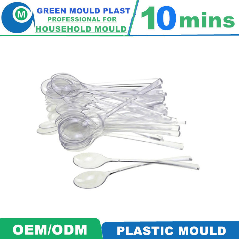 Cutlery Injection Mold Mould Supplier Newly Design Hot Runner Folding Cutlery Spoon Forks Knife Tool Plastic Injection Mold