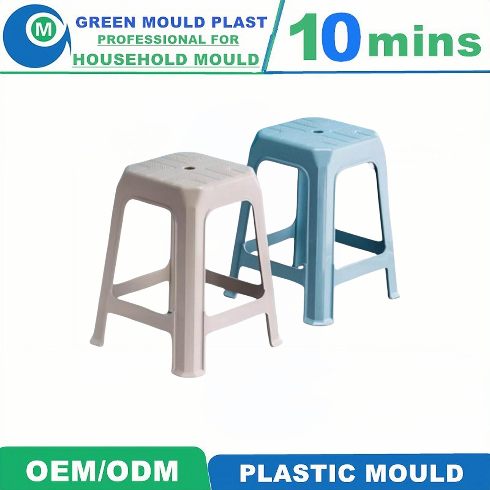 Hot Runner Stool Mould Plastic Chair Good Quality Injection Mold