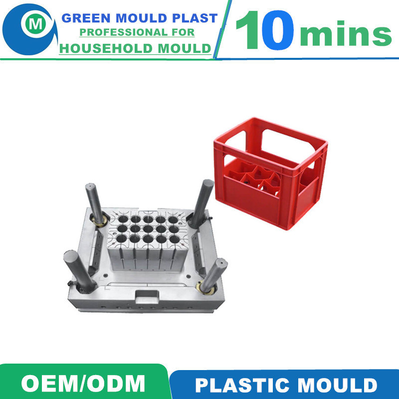 Plastic Vegetable Crates Mould Stackable Plastic Mold Milk Crate Injection Mold
