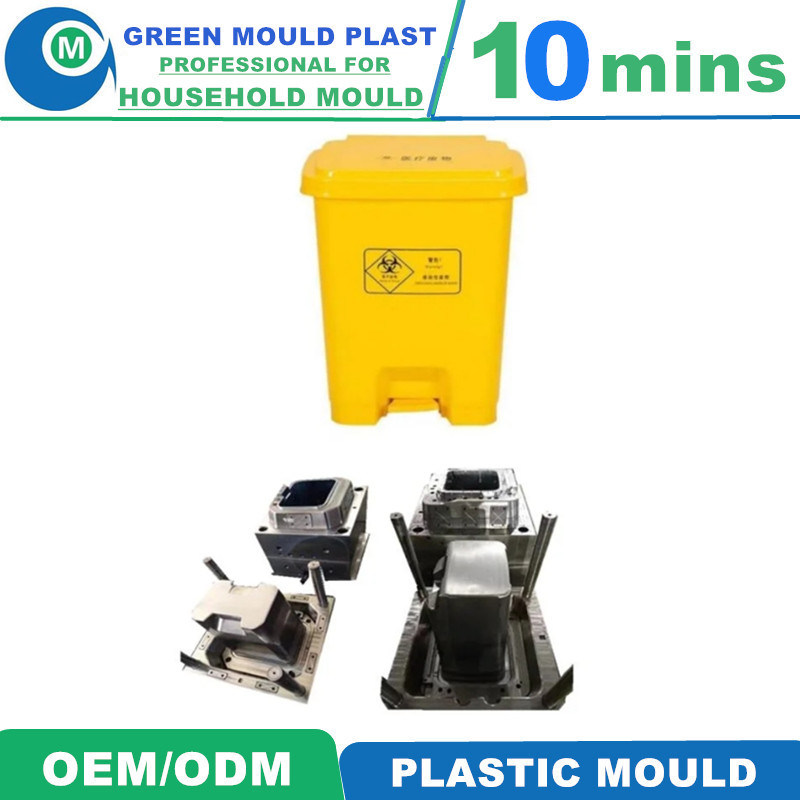Used Garbage Basket Mould for Second Hand Plastic Dustbin Molds