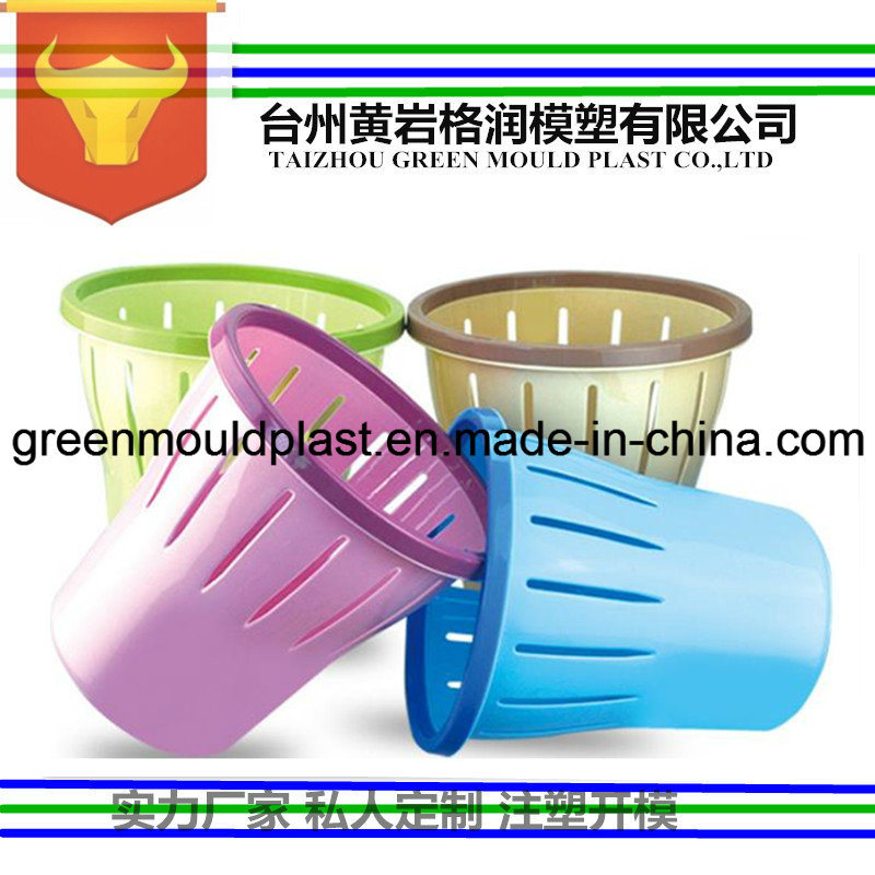 Plastic Trash Can Mould Indoor Dustbin Injection Mould