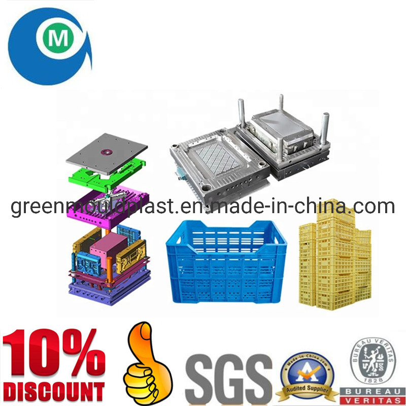 Taizhou Factory Customized Plastic Collapsible Crate Mold Maker