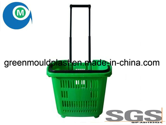 Injection Molded Plastic Basket Mold with Multi Cavities Supplier