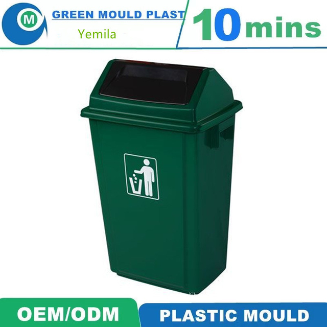 Plastic Injection 660L and 1100L Trashbin Mold
