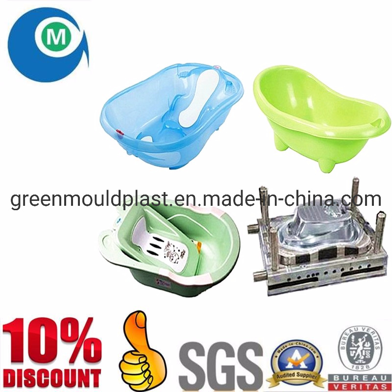 Cartoon Design Double Color Plastic Injection Baby Bathtub Mould