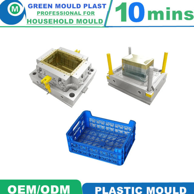 China Manufacturer of Injection Plastic Crate Moulds Used Moulds