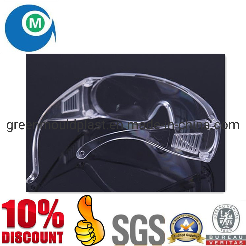Injection Plastic PC Transparent Folding Glass Goggle Mould Have Stock