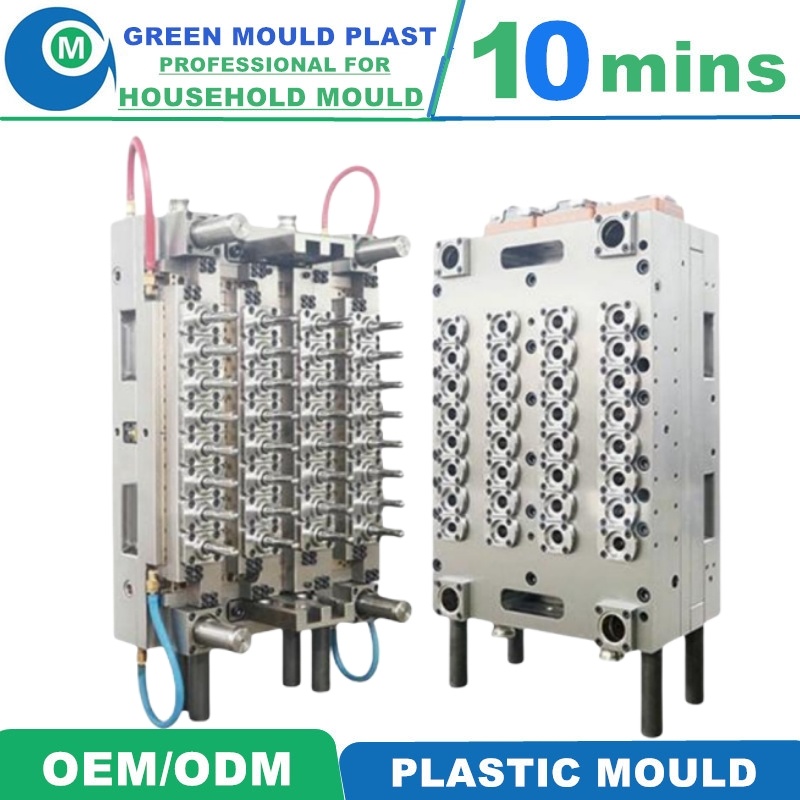 32 Cavities Pin Valve Hot Runner Pet Preform Mould
