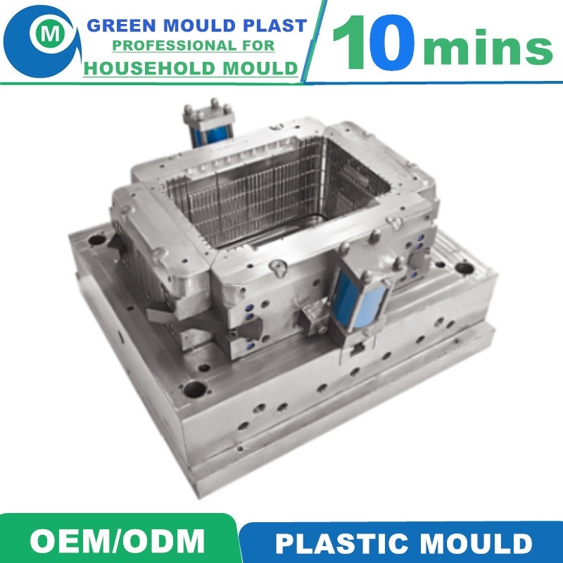 Mould Mold High Quality Injection Plastic Mould Folding Black Crate Mould with Factory Price
