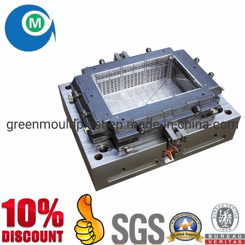 100% Test Safe and Practical Plastic Fruit & Vegetable Crate Injection Mould