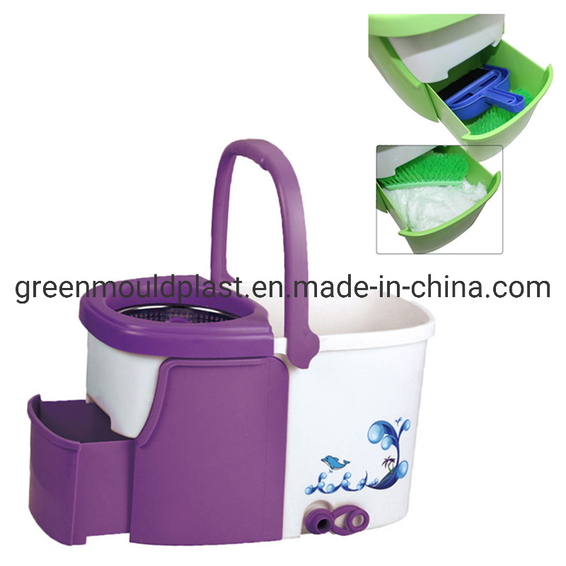 OEM 360 Degree Injection Plastic Foldable Mop Bucket Mould Taizhou