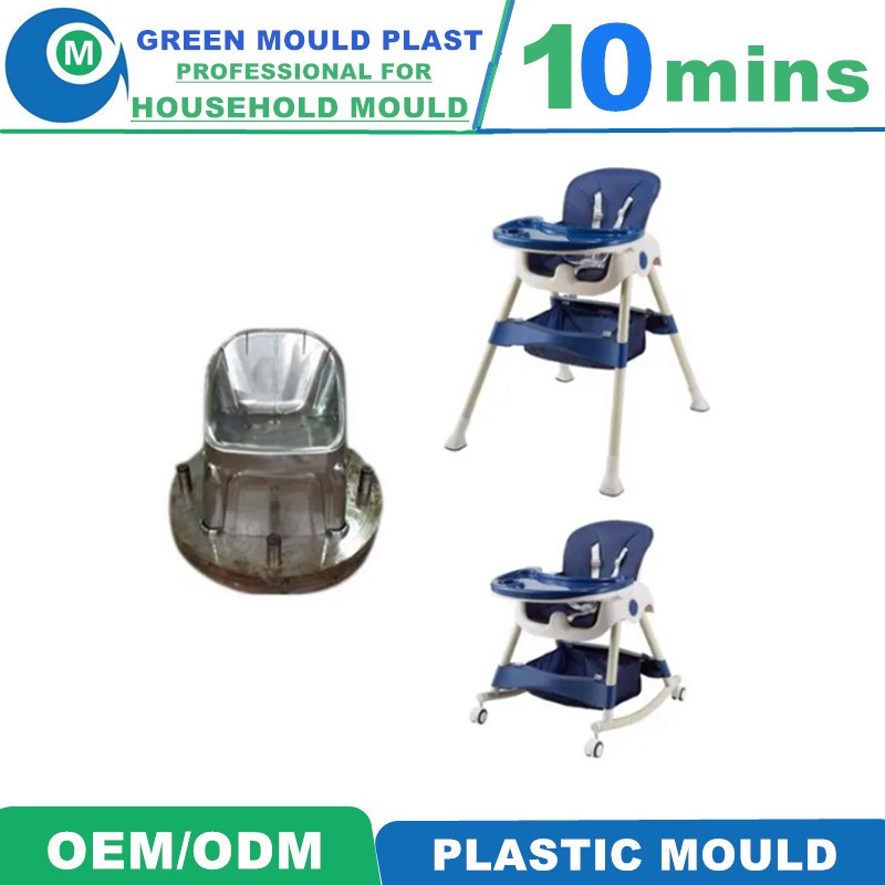 High Quality Local Plastic Baby Feeding Chair Molds With Various Designs