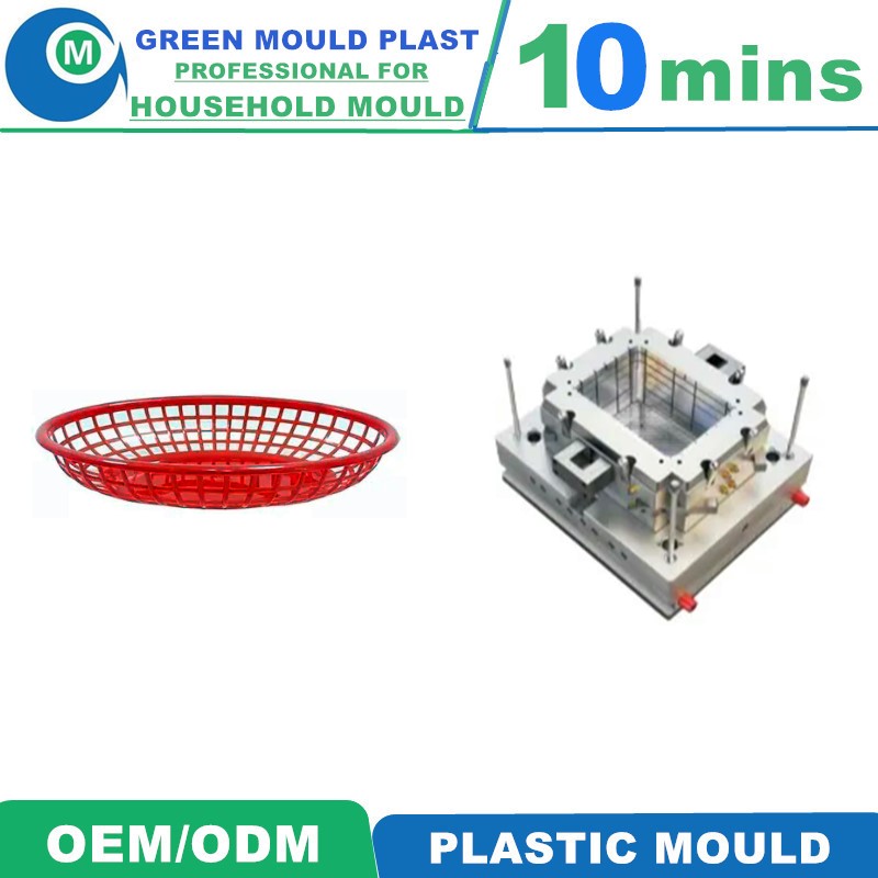 High Quality Domestic Plastic Basket Molds in Various Styles