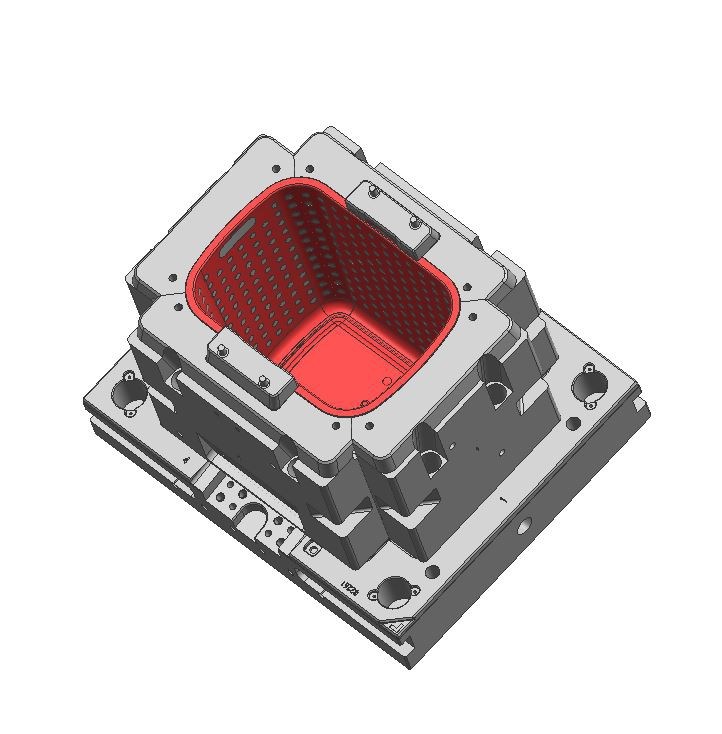 Plastic Injection Mould Manufacturer OEM High-Quality Customized Handle Basket Laundry Basket Mold