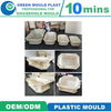 Hot Selling Custom Plastic Injection Molded Flower Pot Molds Provided by OEM/ODM
