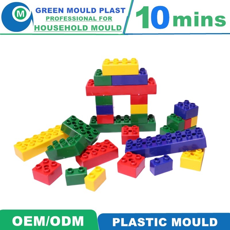 Customized Professional Hot Sale High Quality Plastic Building Block Injection Mold Manufacturer Factory