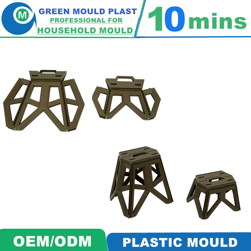 Plastic Injection Molding Chair Mould Factory in Taizhou China Stool Mold Armchair Mold Home Products